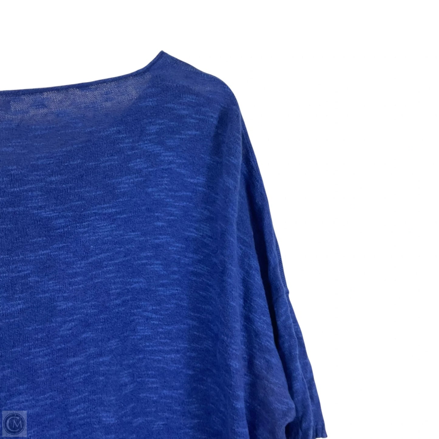 Top Short Sleeve By Eileen Fisher In Blue, Size: M
