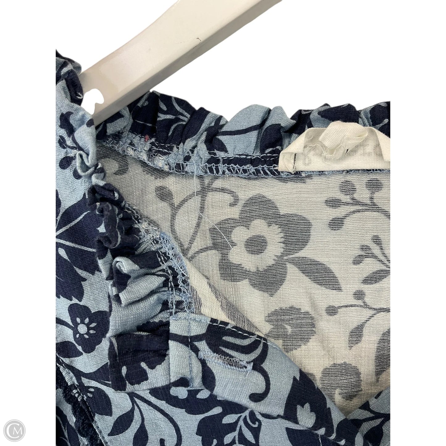 Top Long Sleeve By &merci In Blue, Size: M