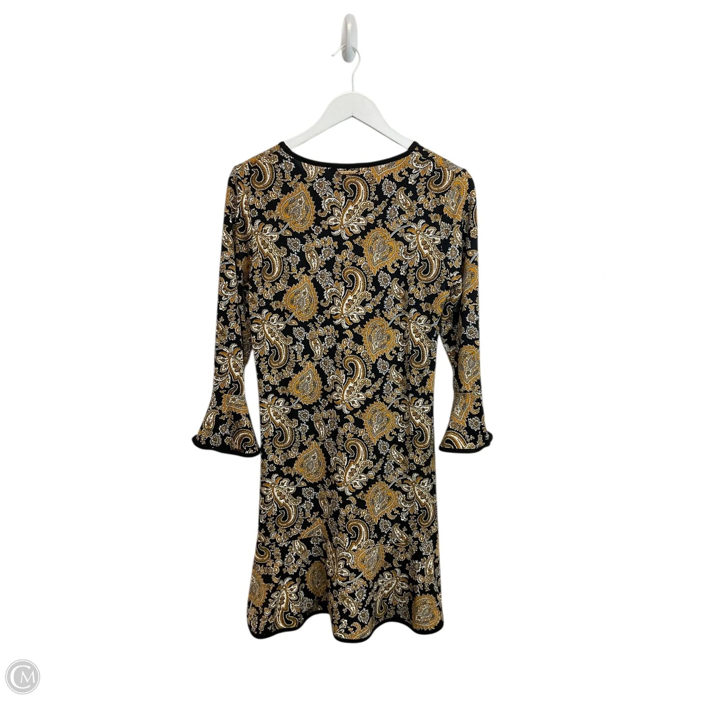 Dress Casual Short By Michael By Michael Kors In Black & Yellow, Size: M