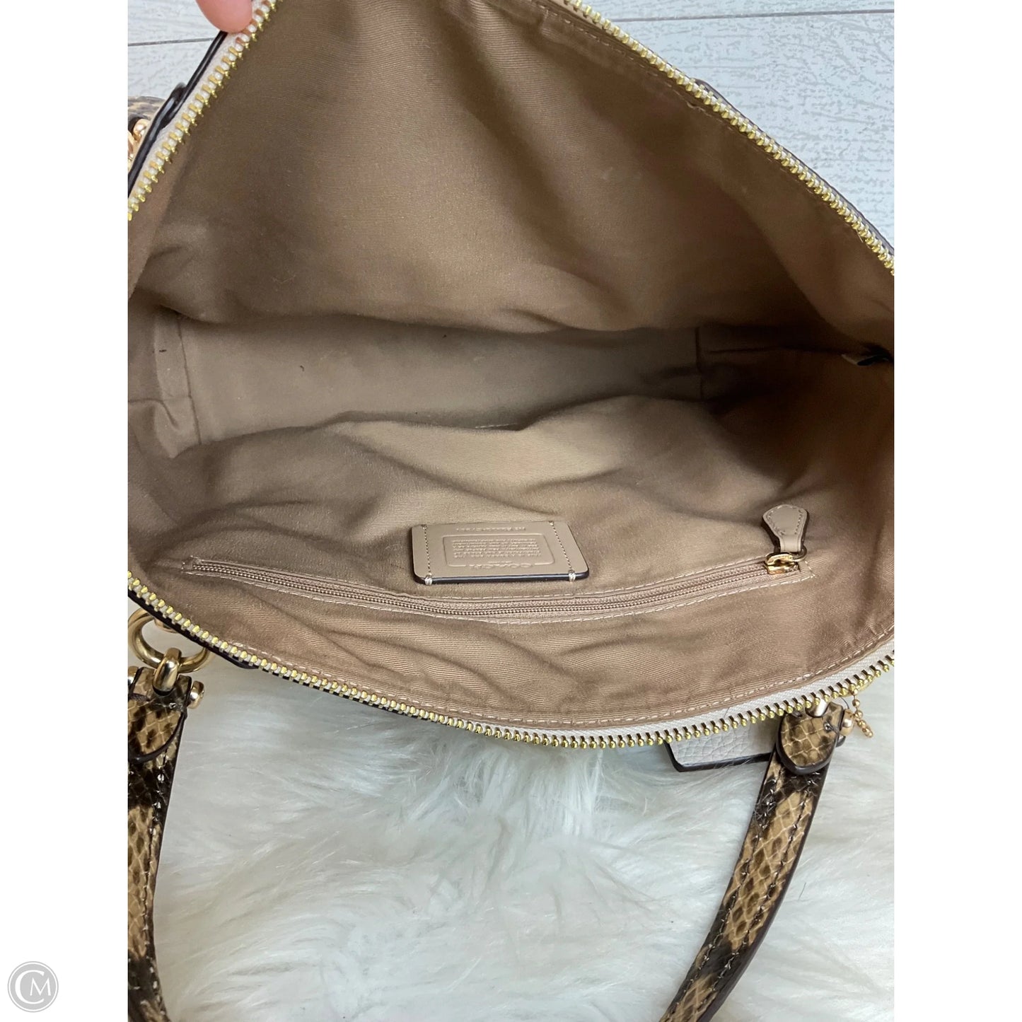 Crossbody Designer By Coach, Size: Medium