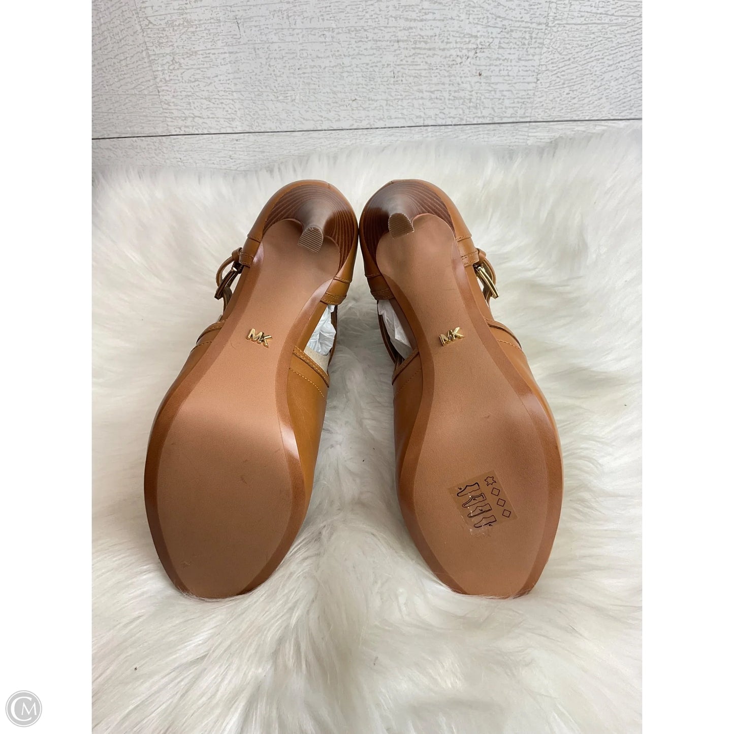 Shoes Designer By Michael Kors In Brown, Size: 9