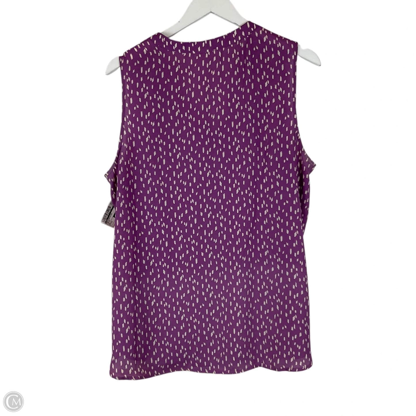 Top Sleeveless By Lush In Purple, Size: Xl