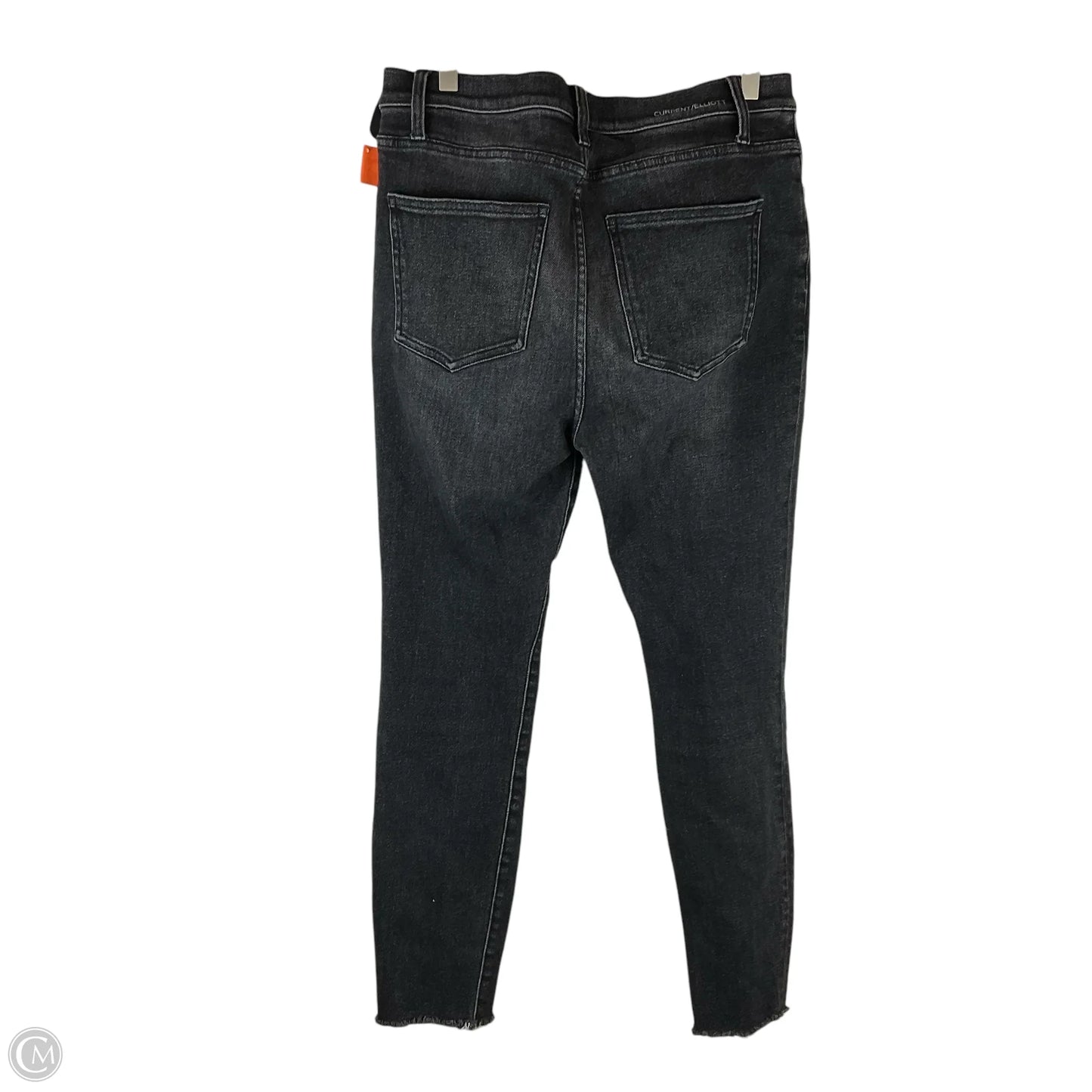 Jeans Boyfriend By Current Elliott In Black Denim, Size: 10