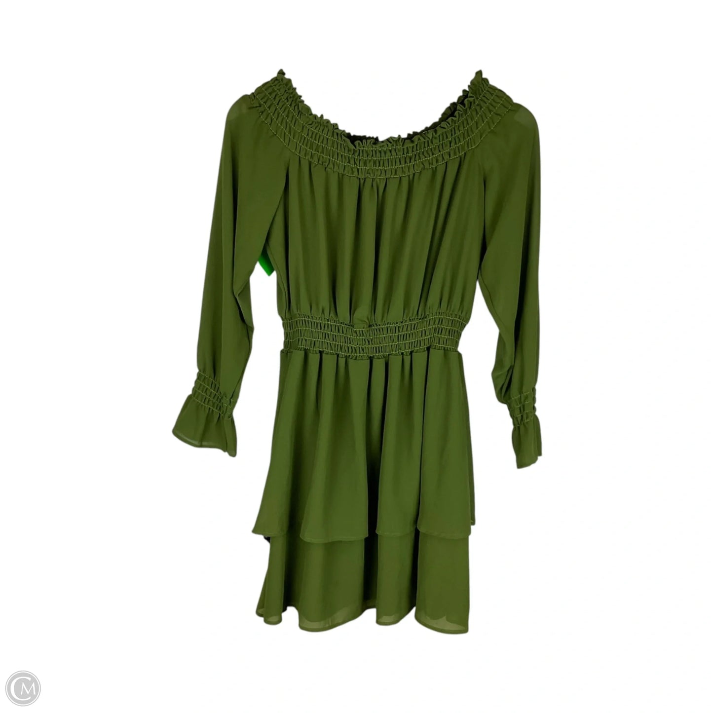 Dress Casual Short By Mumu In Green, Size: M