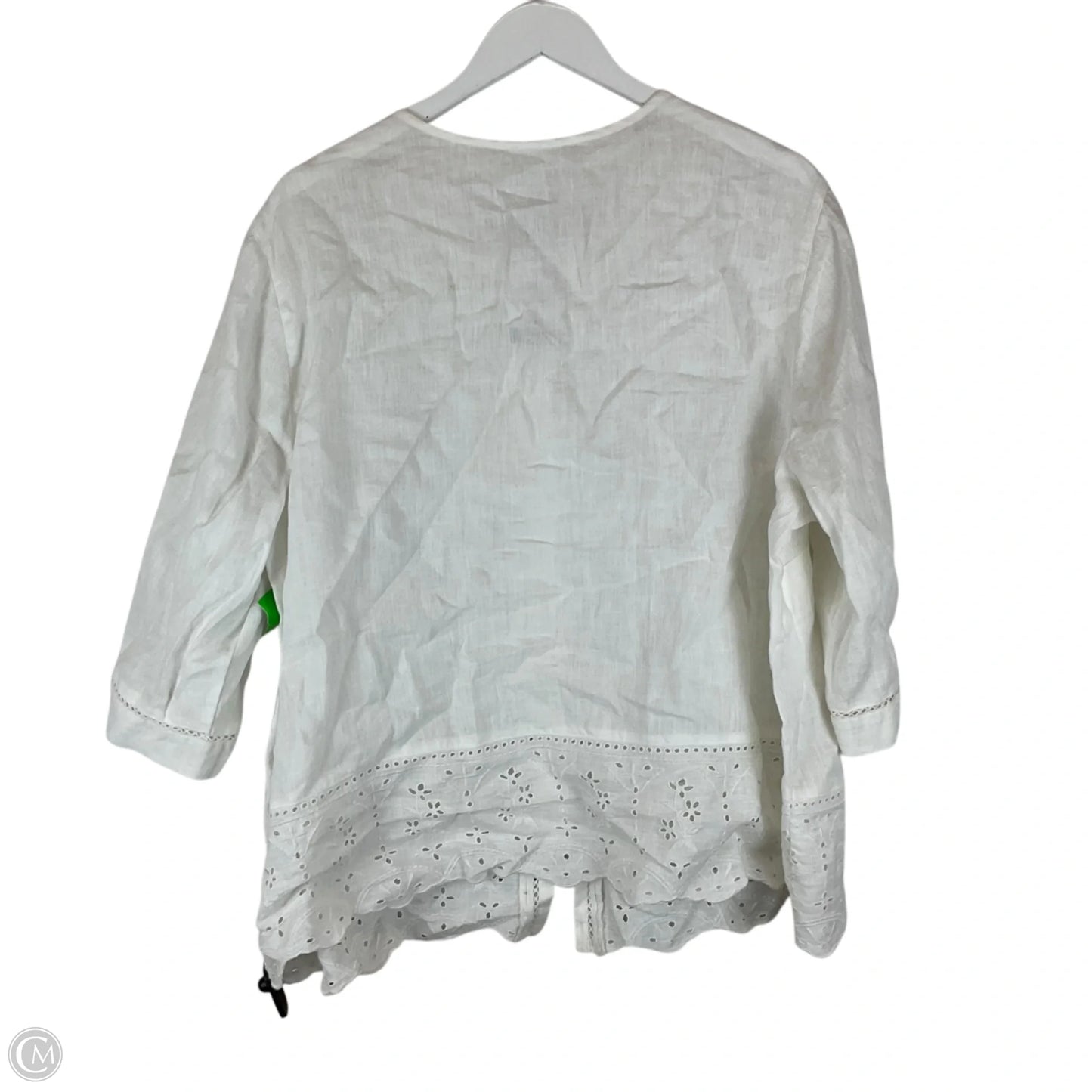 Top Short Sleeve By Pure Jill In White, Size: 2x
