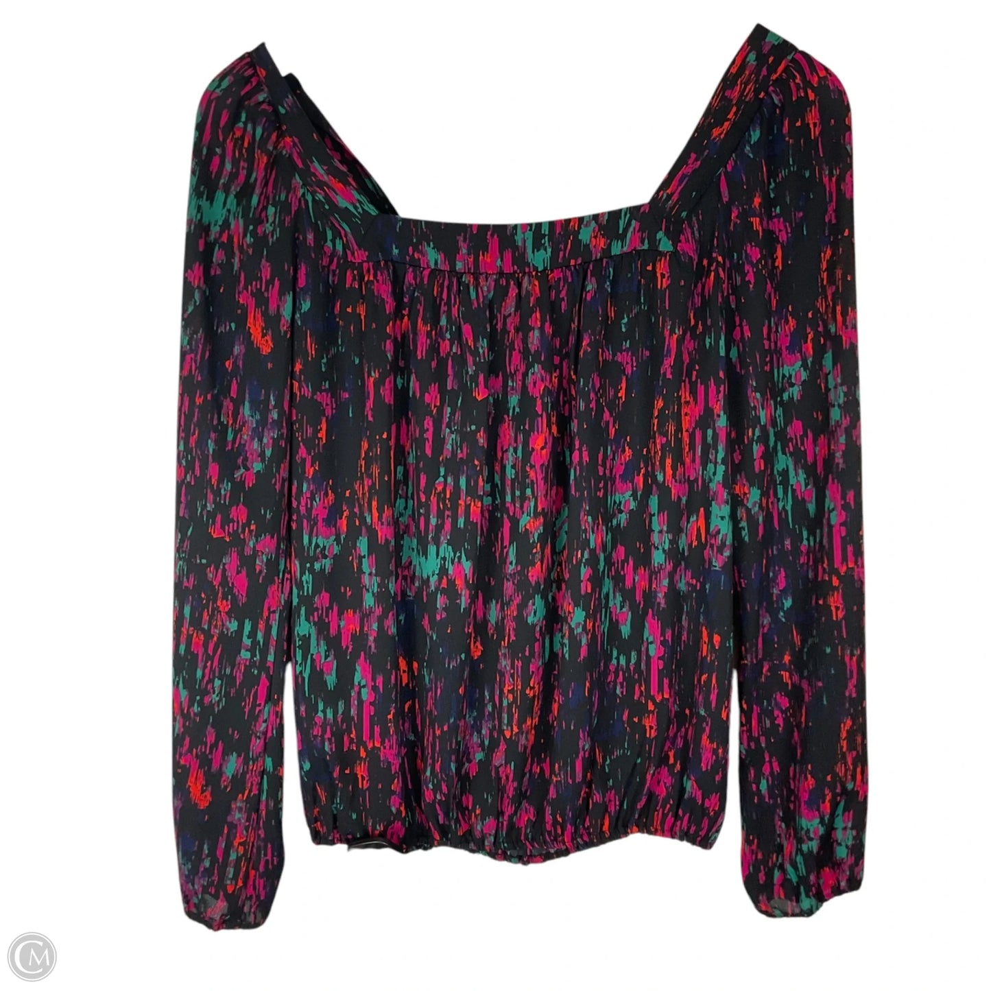Top Long Sleeve By Cme In Multi-colored, Size: Xs