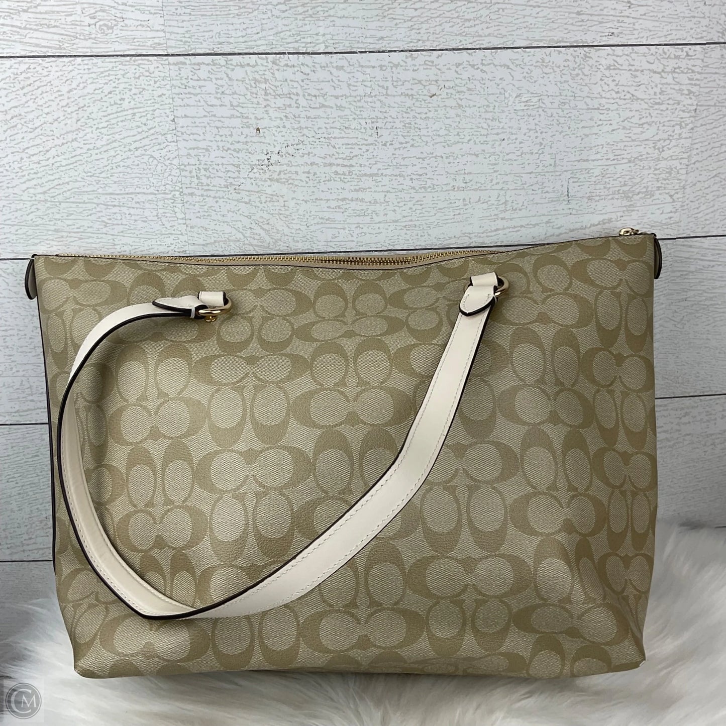Handbag Designer By Coach, Size: Large