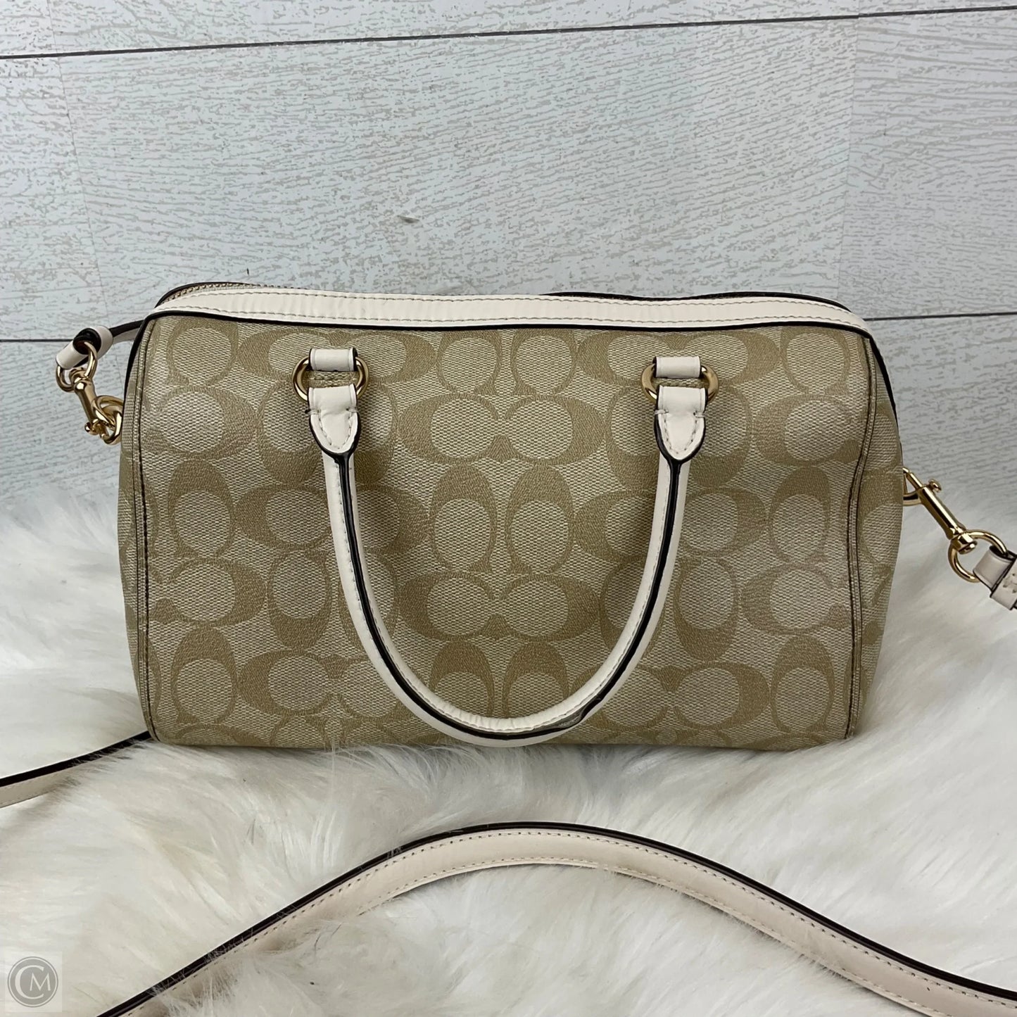 Crossbody Designer By Coach, Size: Medium
