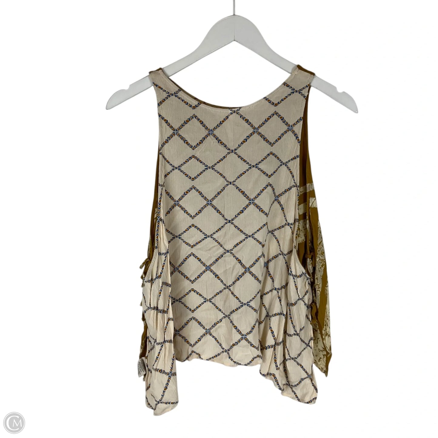 Top Sleeveless By Free People In Yellow, Size: S
