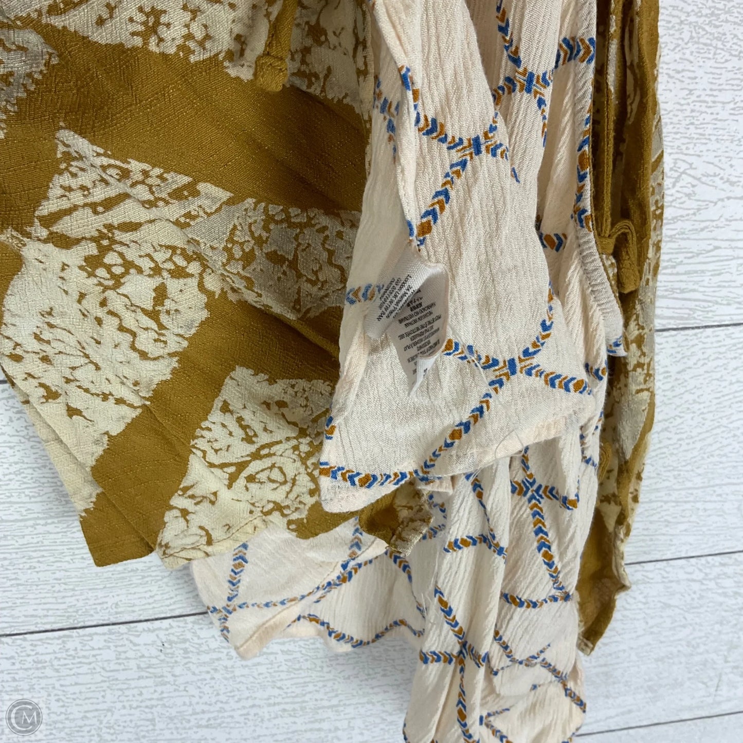 Top Sleeveless By Free People In Yellow, Size: S