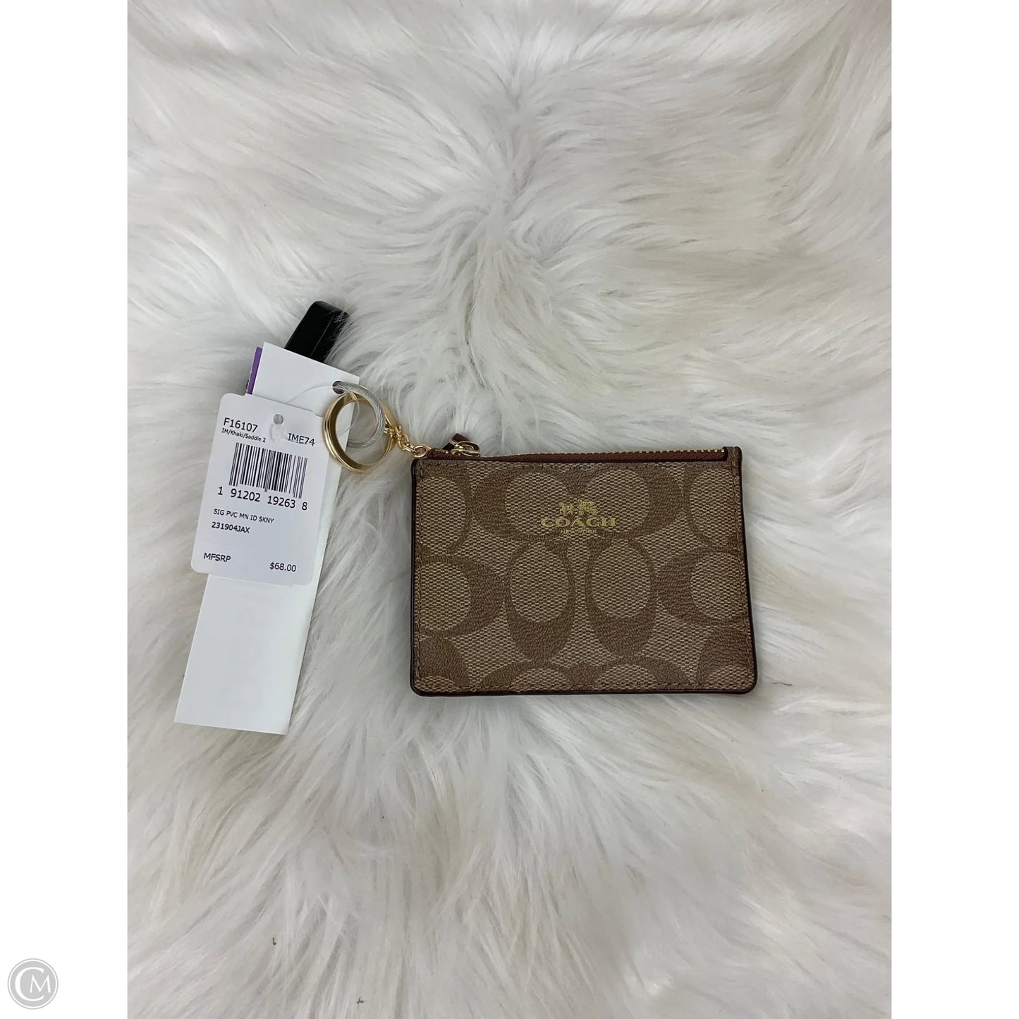 Coin Purse Designer By Coach, Size: Small
