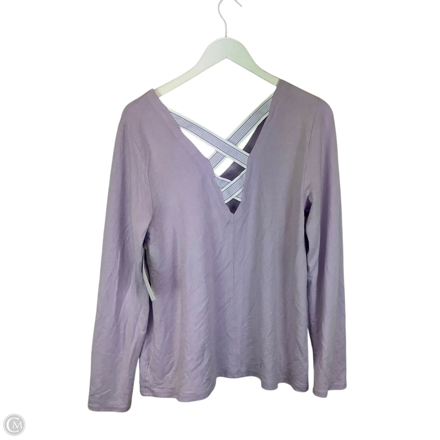 Top Long Sleeve Designer By Lilly Pulitzer In Purple, Size: L