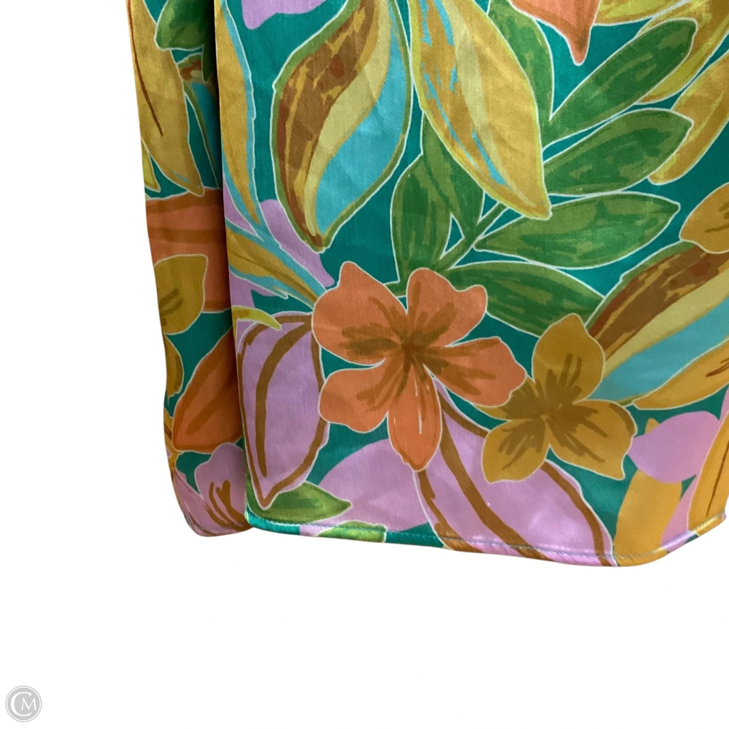 Dress Casual Maxi By Cmc In Floral Print, Size: L