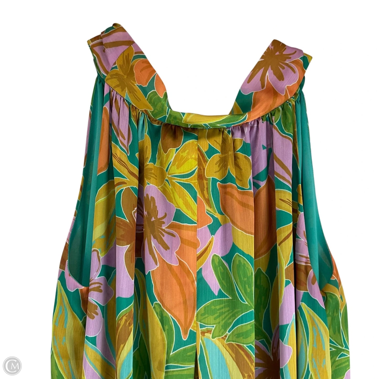 Dress Casual Maxi By Cmc In Floral Print, Size: L