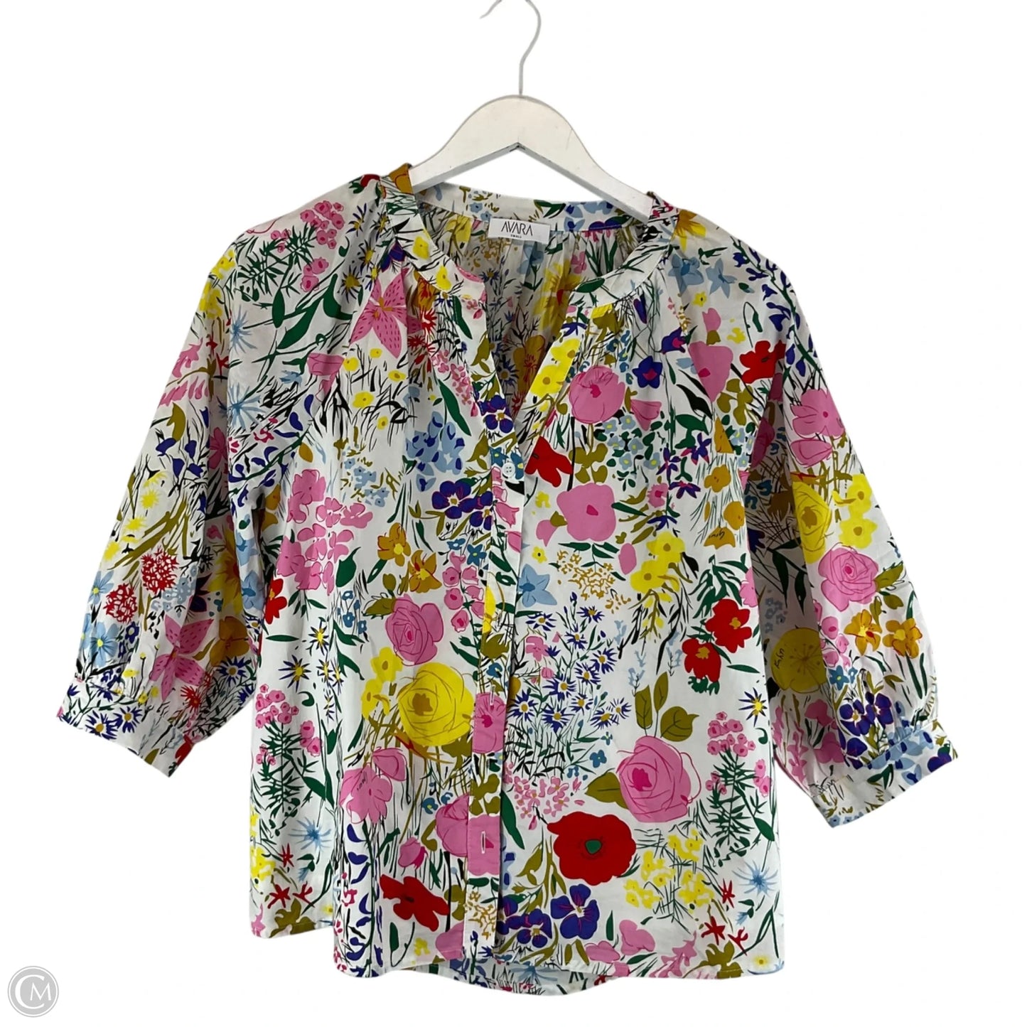 Top Long Sleeve By Clothes Mentor In Floral Print, Size: S