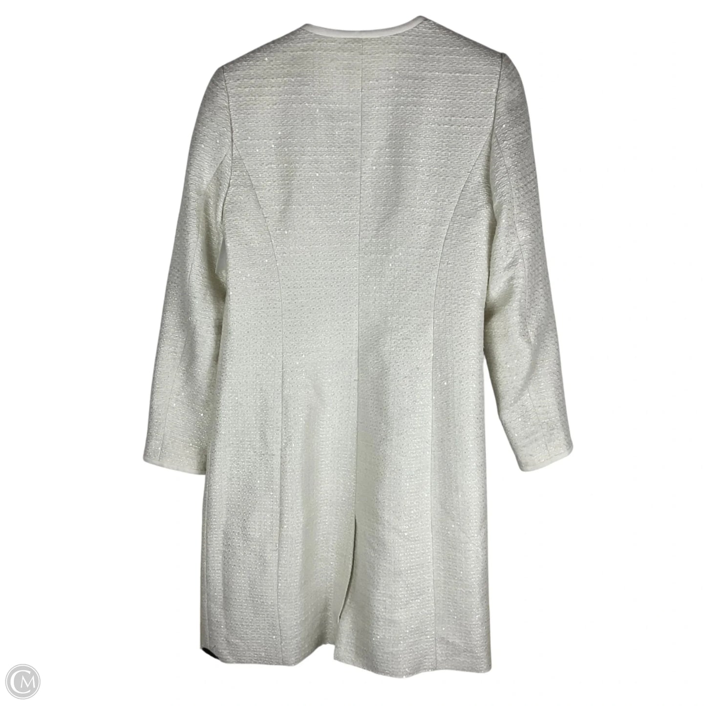 Coat Peacoat By Calvin Klein In White, Size: 6