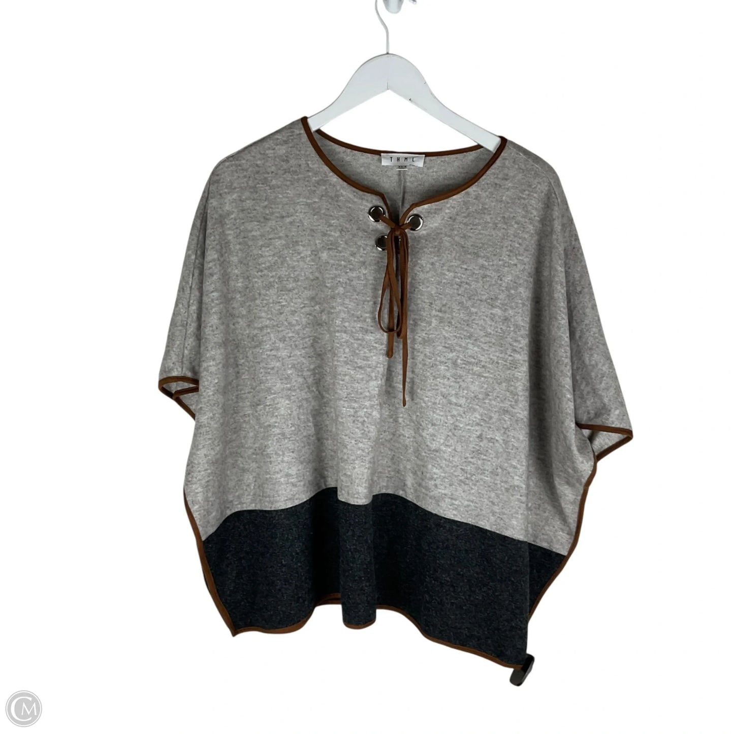 Poncho By Thml In Tan, Size: Xs