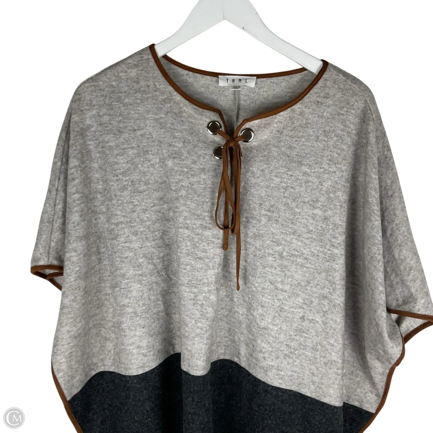 Poncho By Thml In Tan, Size: Xs