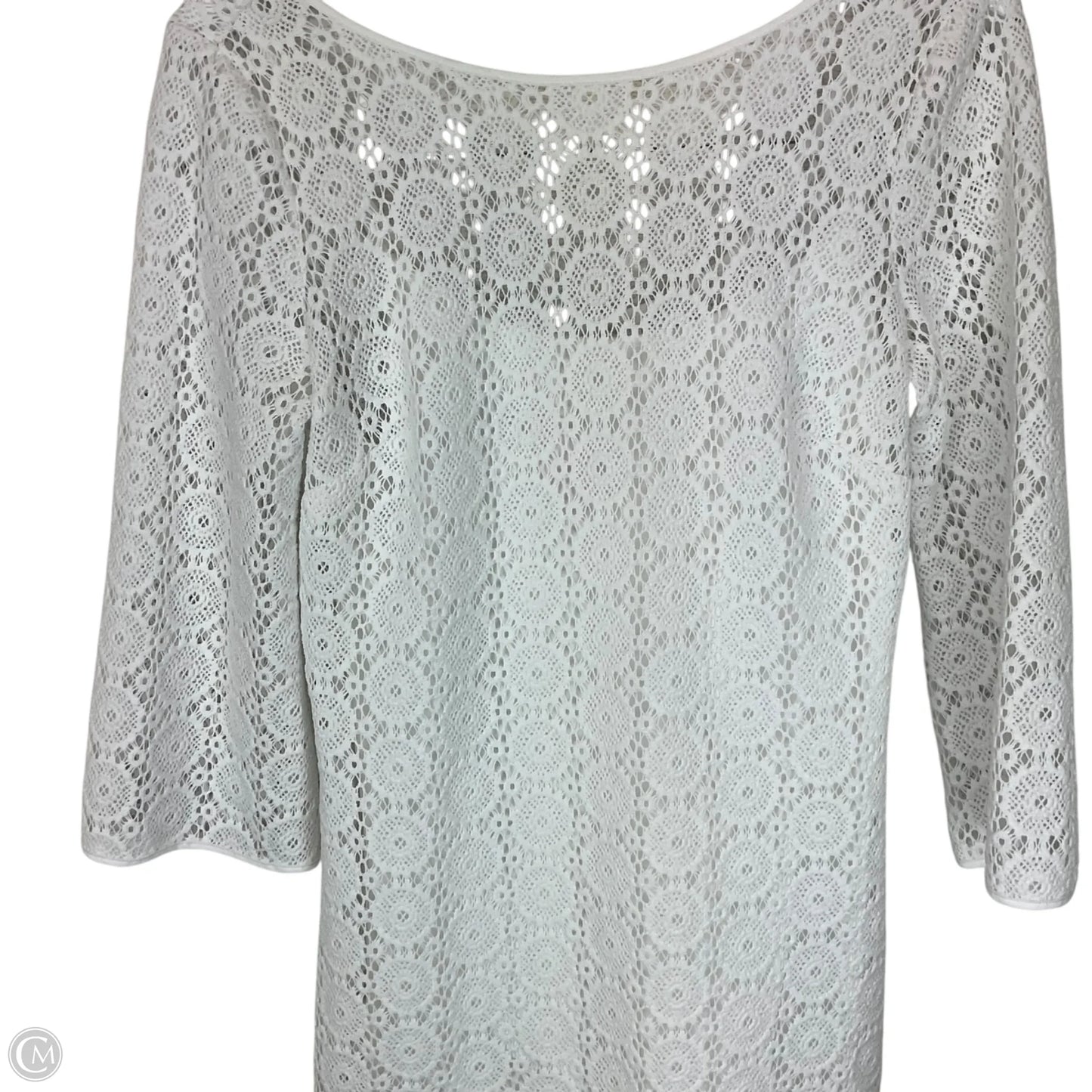 Dress Designer By Lilly Pulitzer In White, Size: M