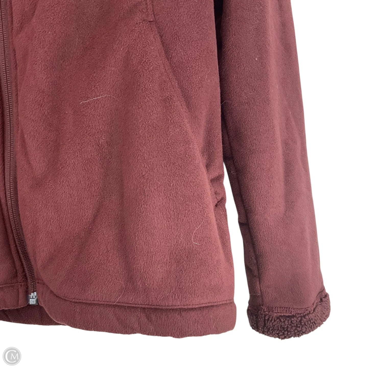 Jacket Faux Fur & Sherpa By The North Face In Red, Size: M