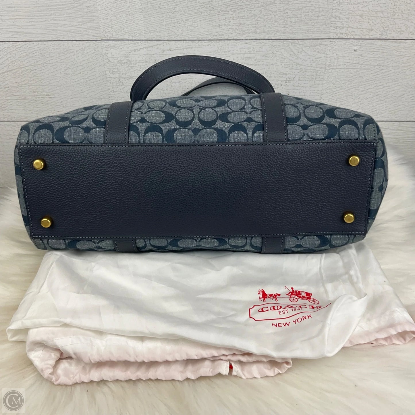 Handbag Designer By Coach, Size: Large