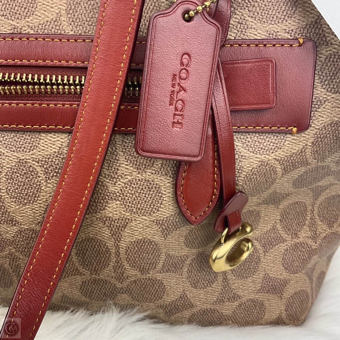 Handbag Designer By Coach, Size: Medium