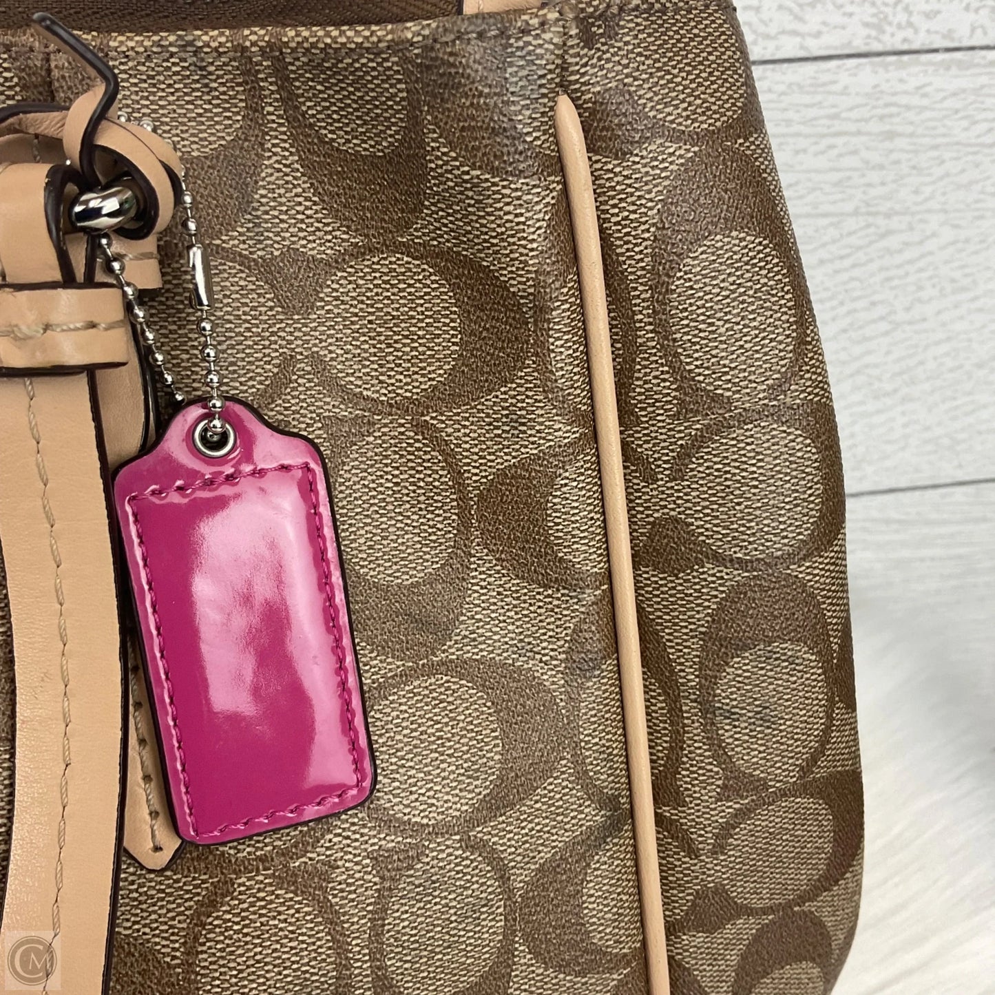 Handbag Designer By Coach, Size: Medium