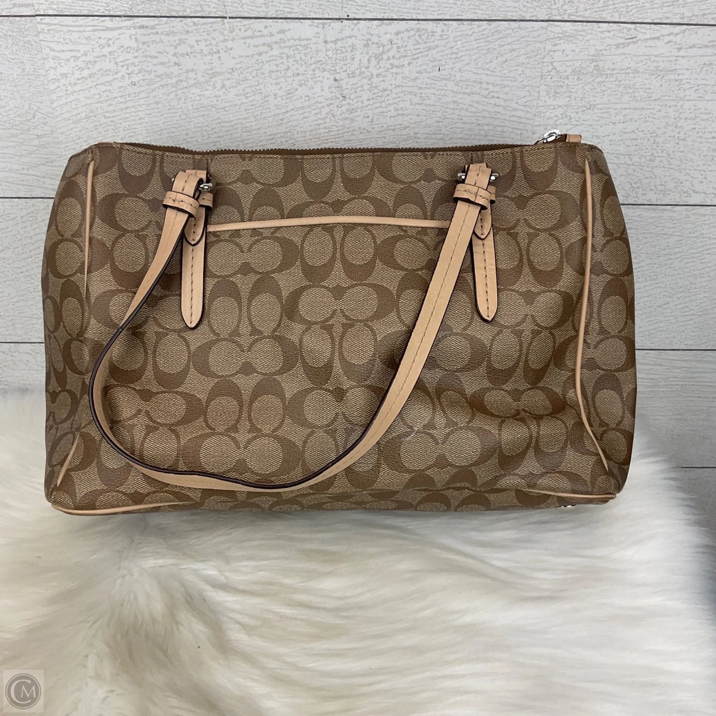 Handbag Designer By Coach, Size: Medium