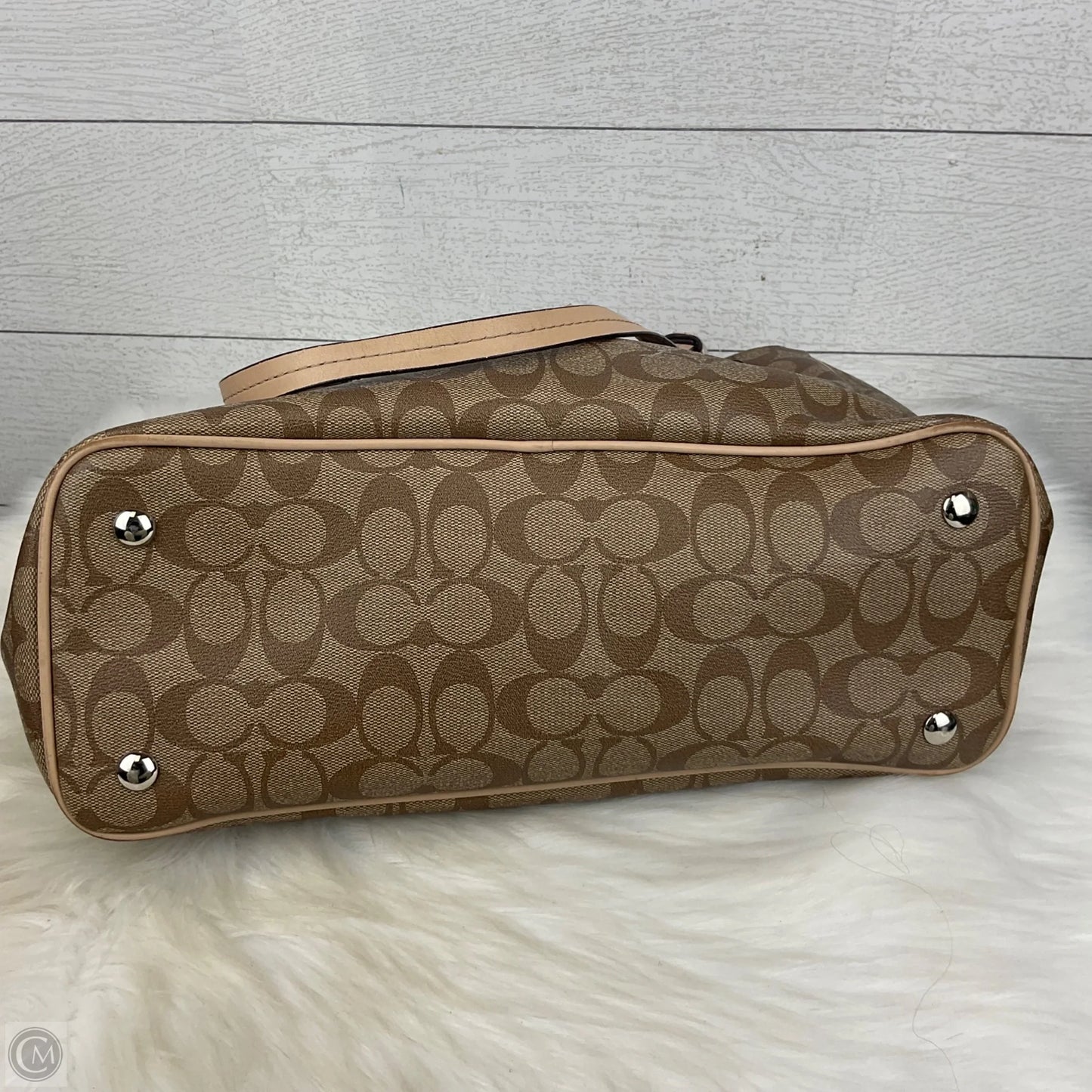 Handbag Designer By Coach, Size: Medium