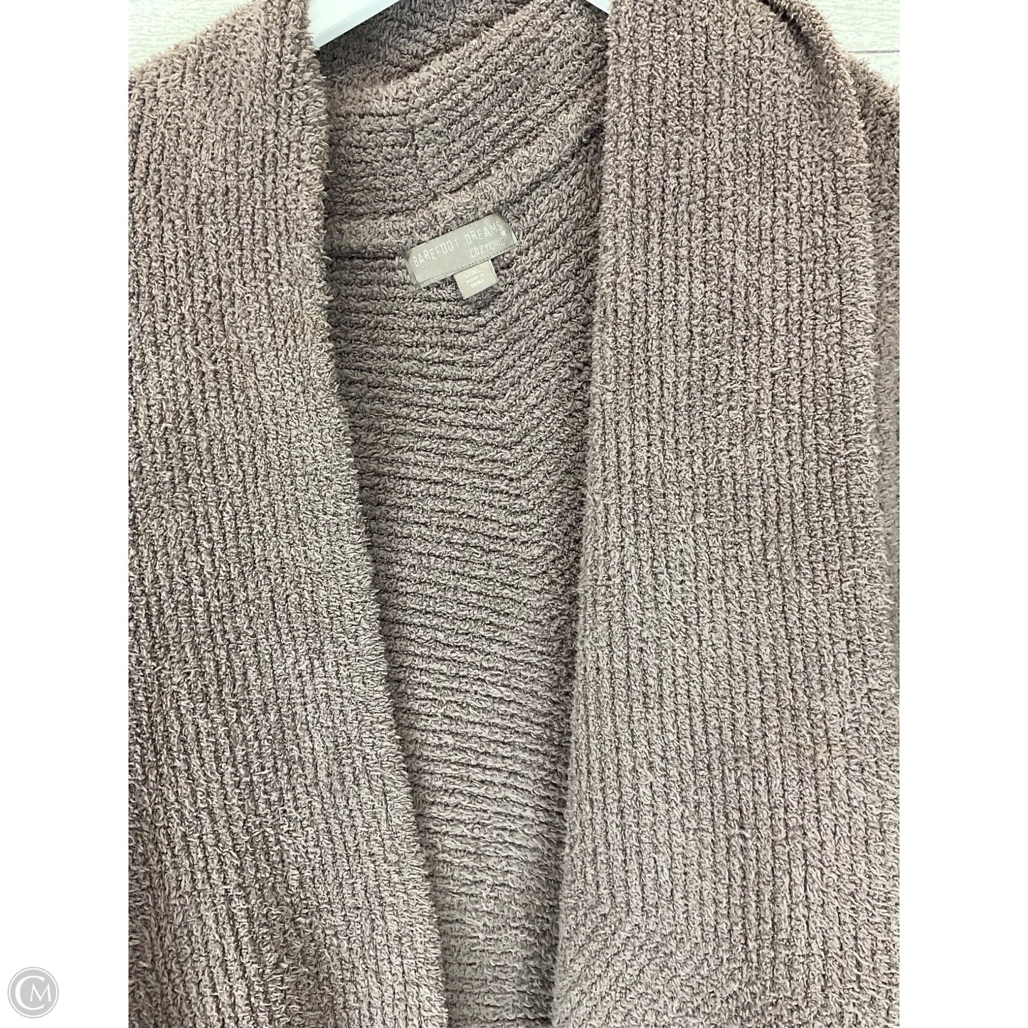 Sweater Cardigan By Barefoot Dreams In Grey, Size: L