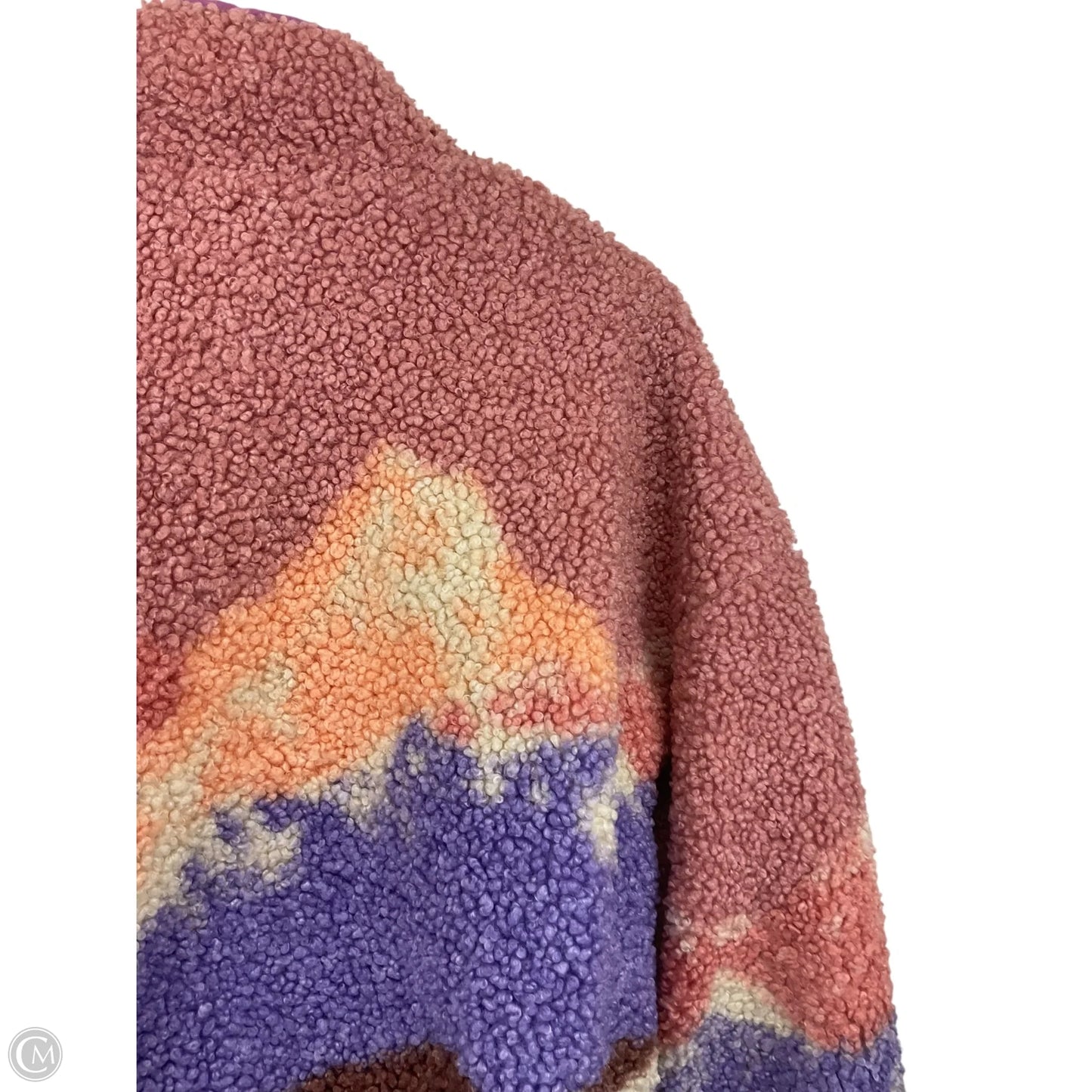 Coat Faux Fur & Sherpa By Wild Fable In Pink & Purple, Size: M