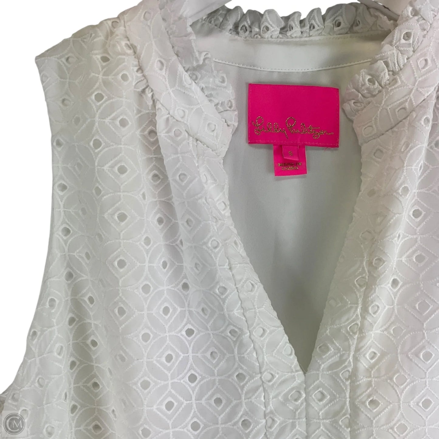 Dress Designer By Lilly Pulitzer In White, Size: S