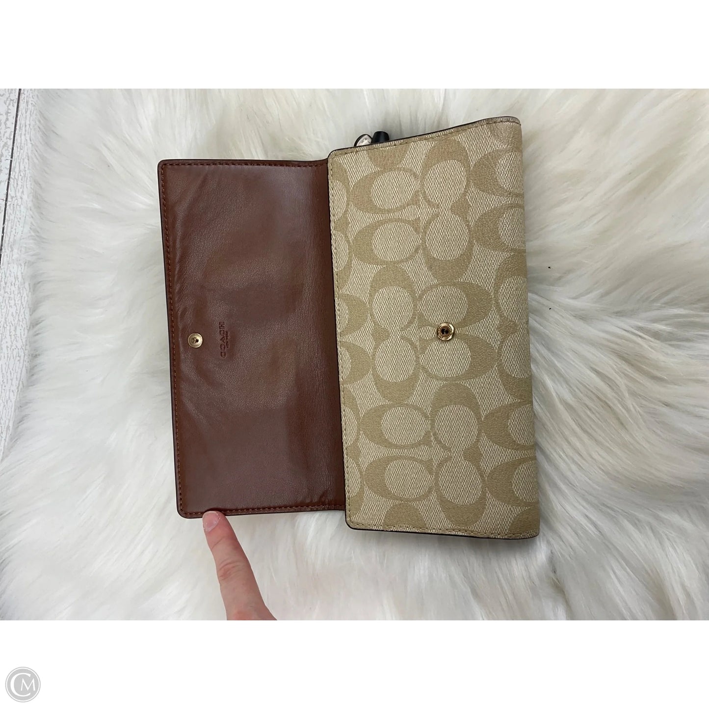 Wallet Designer By Coach, Size: Large