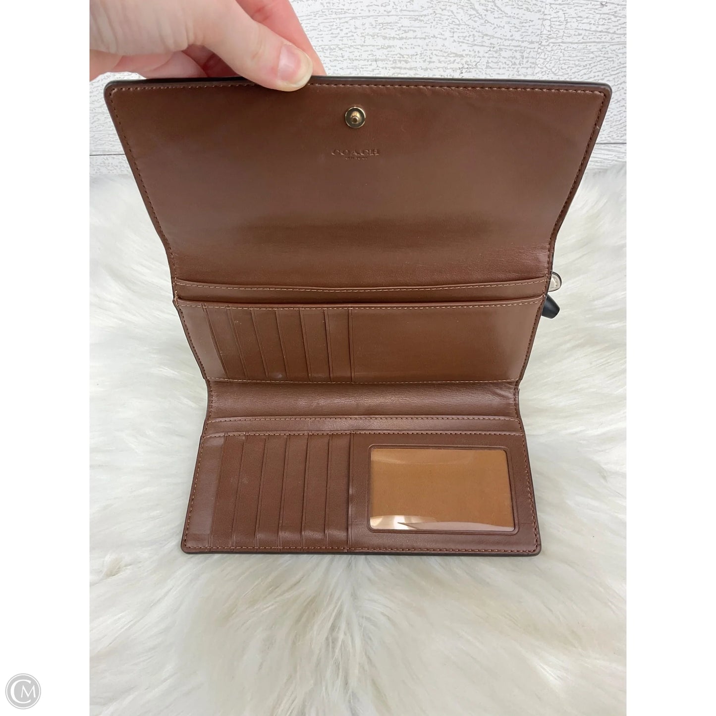 Wallet Designer By Coach, Size: Large