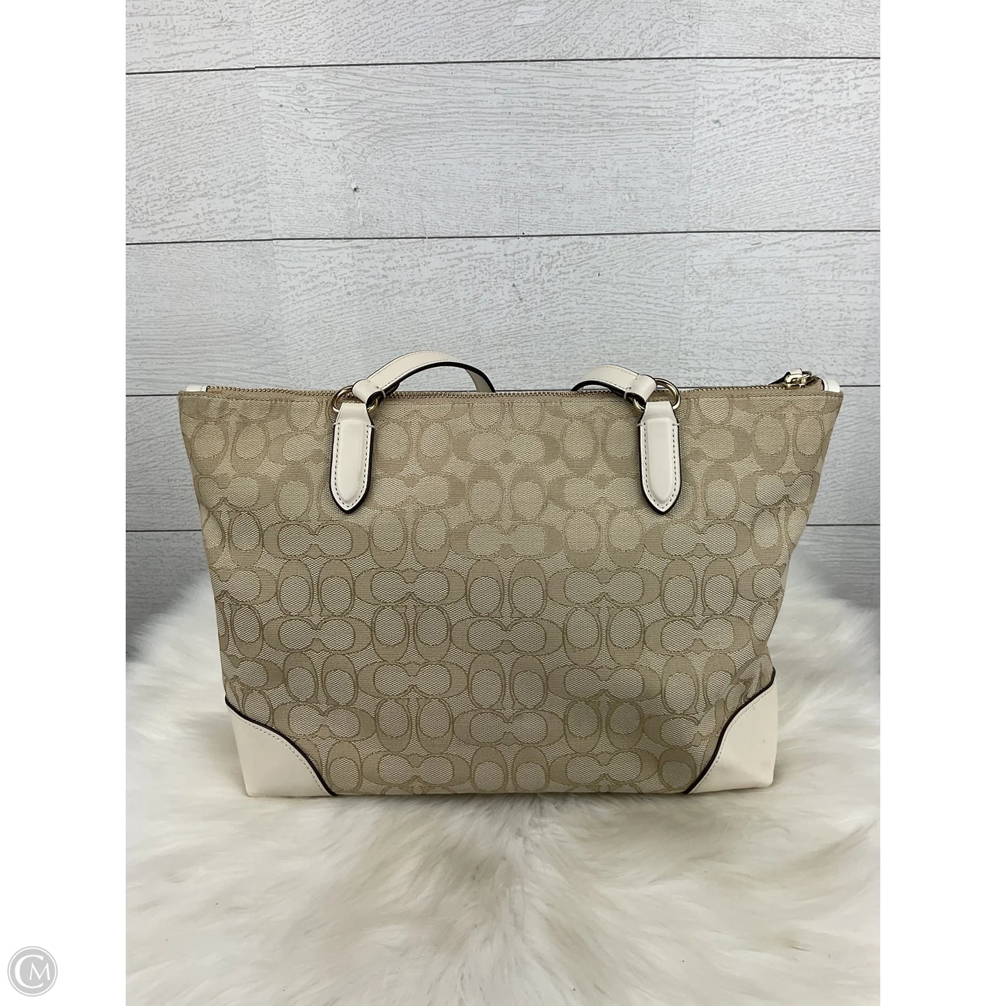 Handbag Designer By Coach, Size: Large