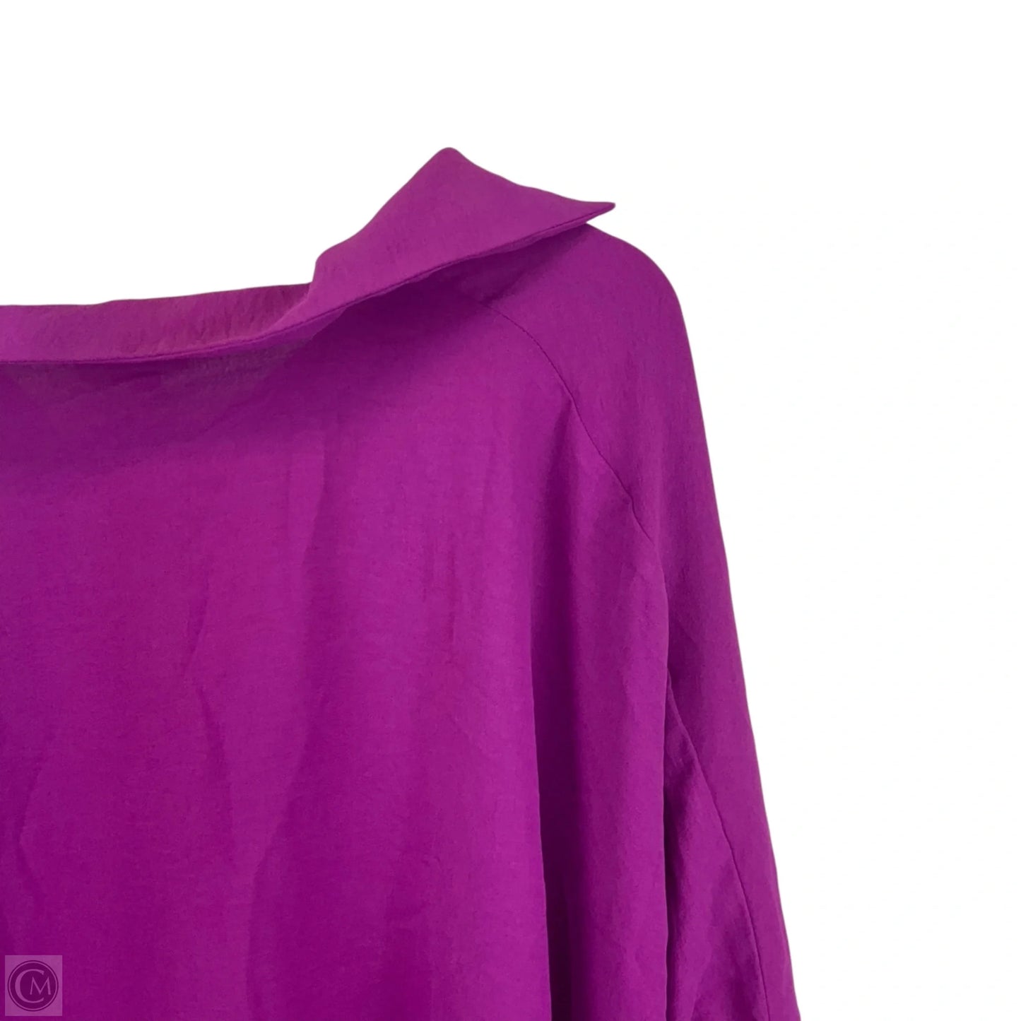 Top Short Sleeve By Oddi In Purple, Size: M
