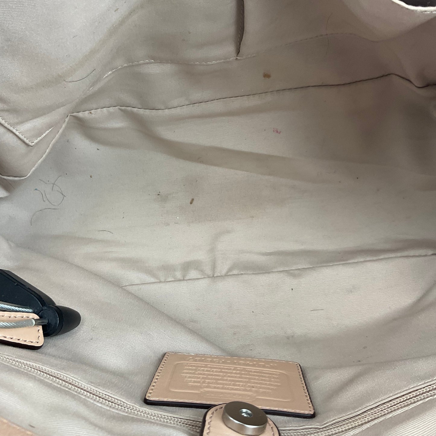 Handbag Designer By Coach, Size: Medium