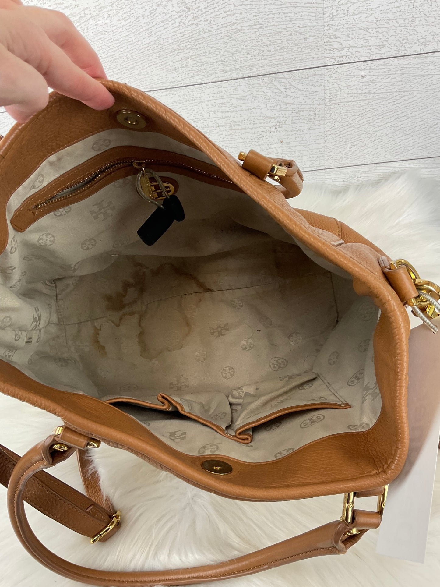 Handbag Designer By Tory Burch, Size: Medium