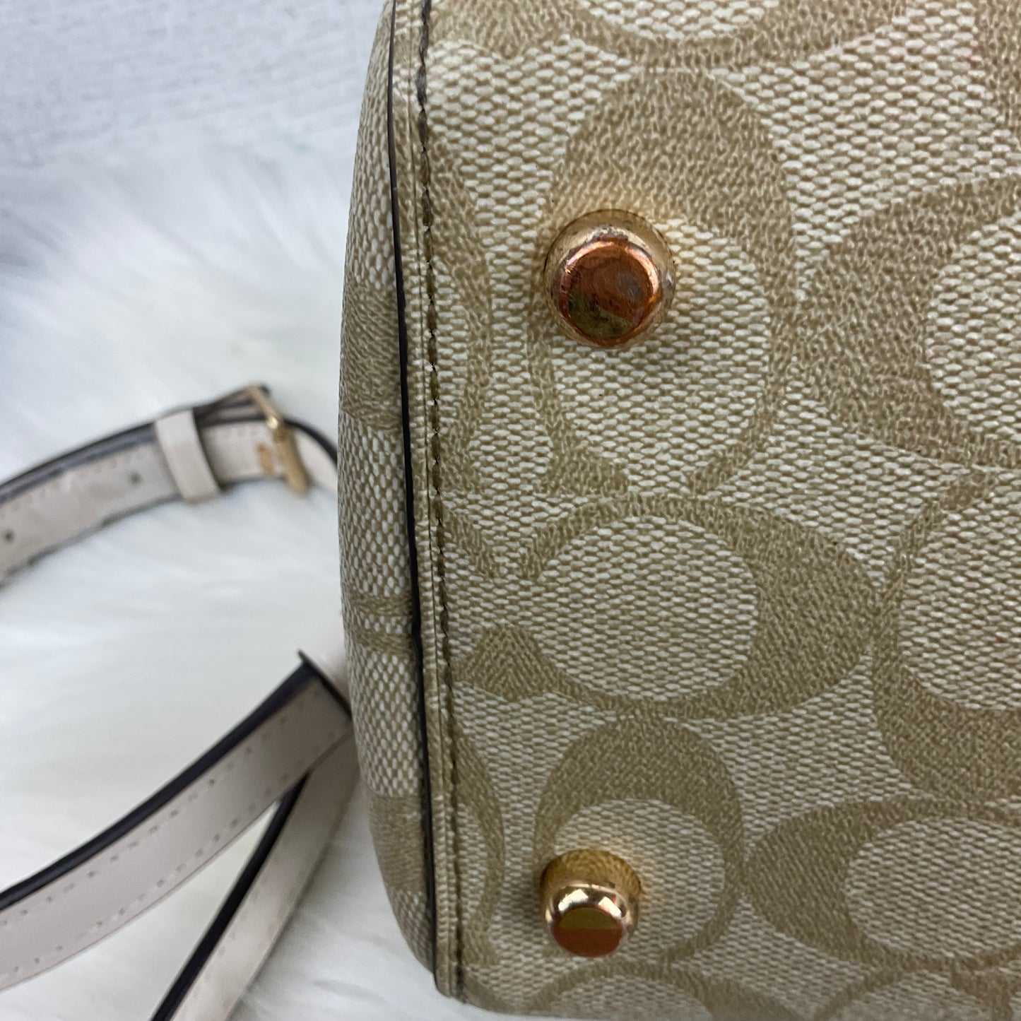 Crossbody Designer By Coach, Size: Medium