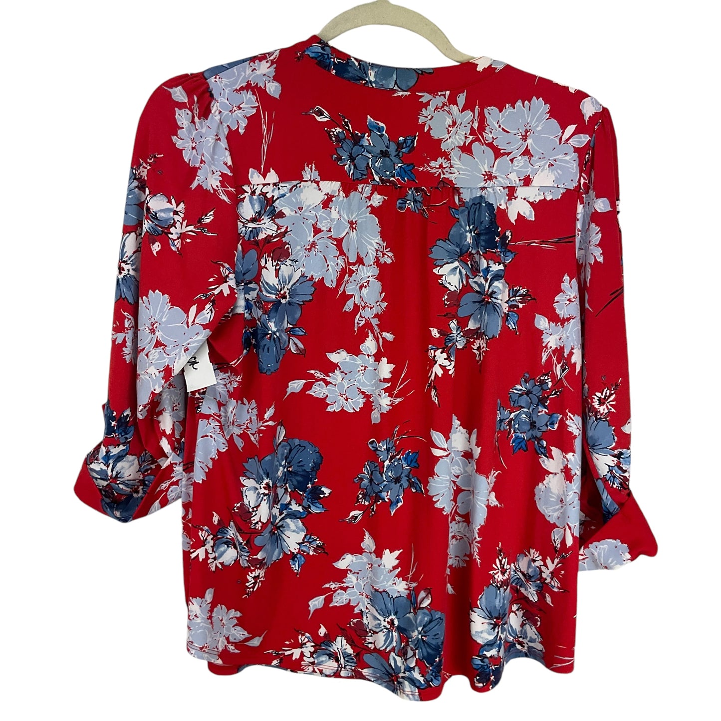 Top Long Sleeve By New Directions In Floral Print, Size: 2x