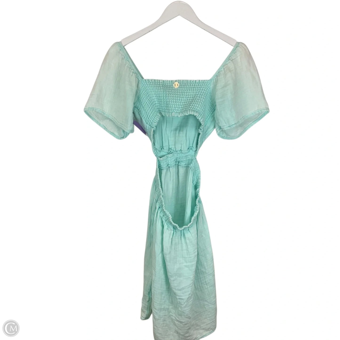Dress Casual Short By Simply Southern In Teal, Size: M