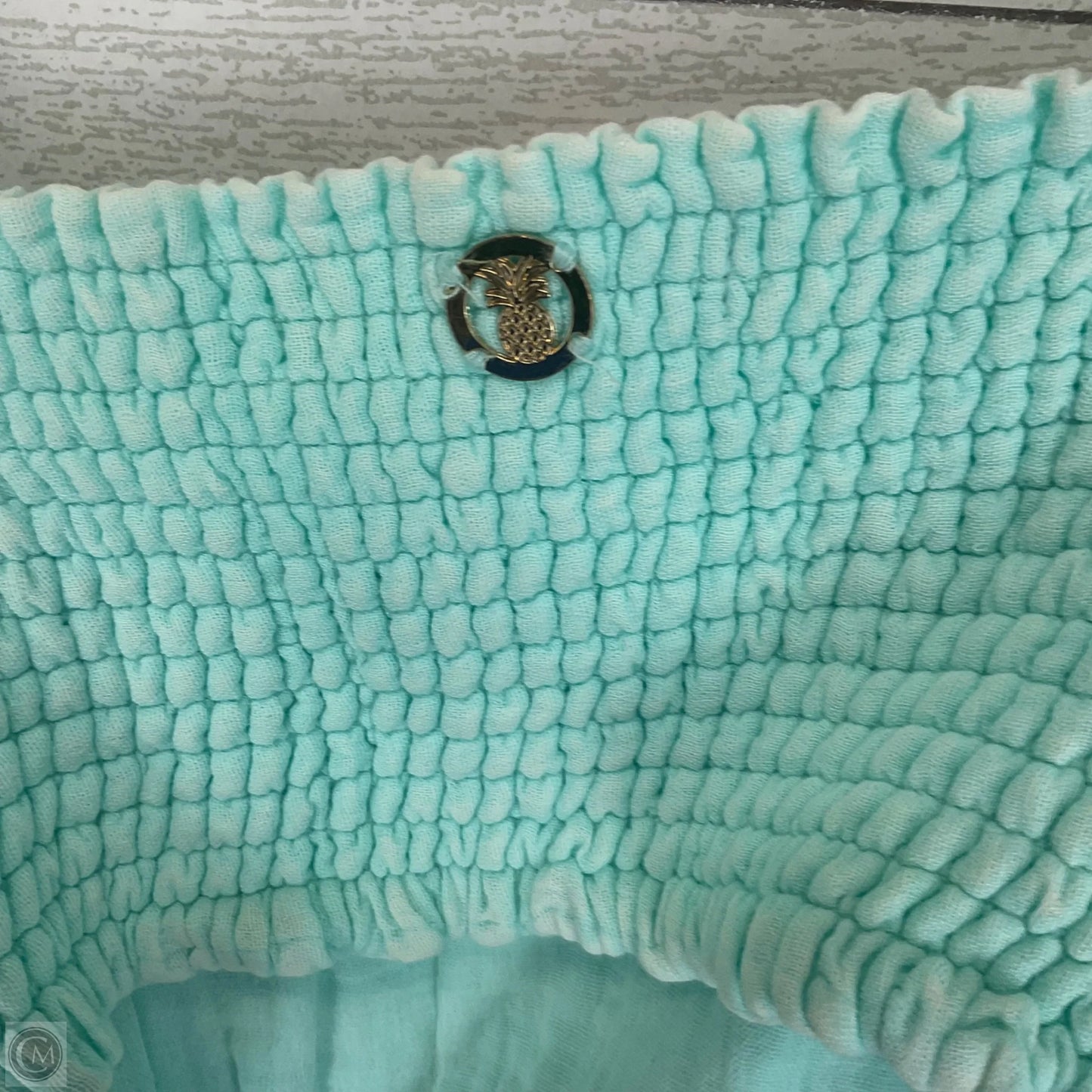 Dress Casual Short By Simply Southern In Teal, Size: M