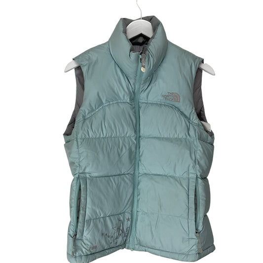 Vest Puffer & Quilted By The North Face In Blue, Size: Petite   S