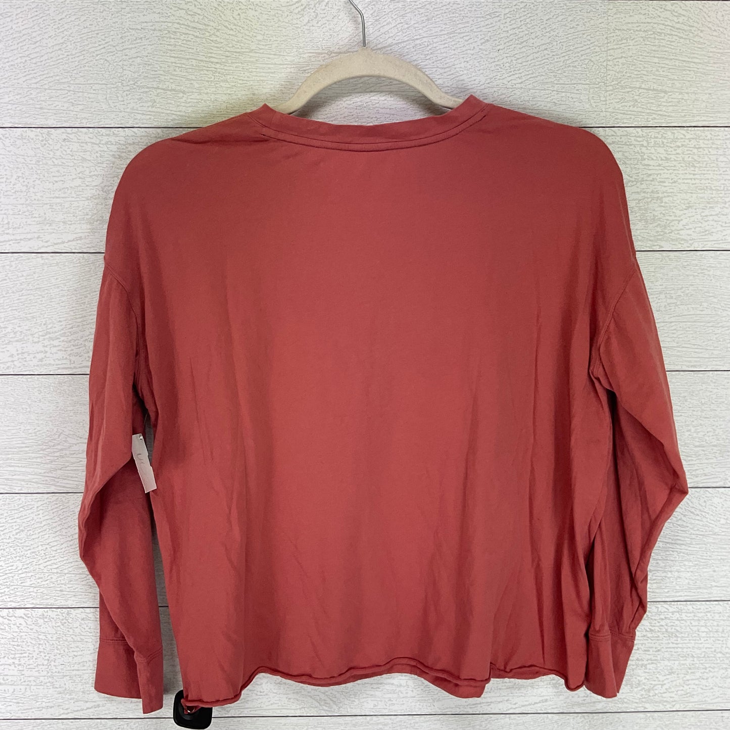 Top Long Sleeve By Calvin Klein In Orange, Size: 1x