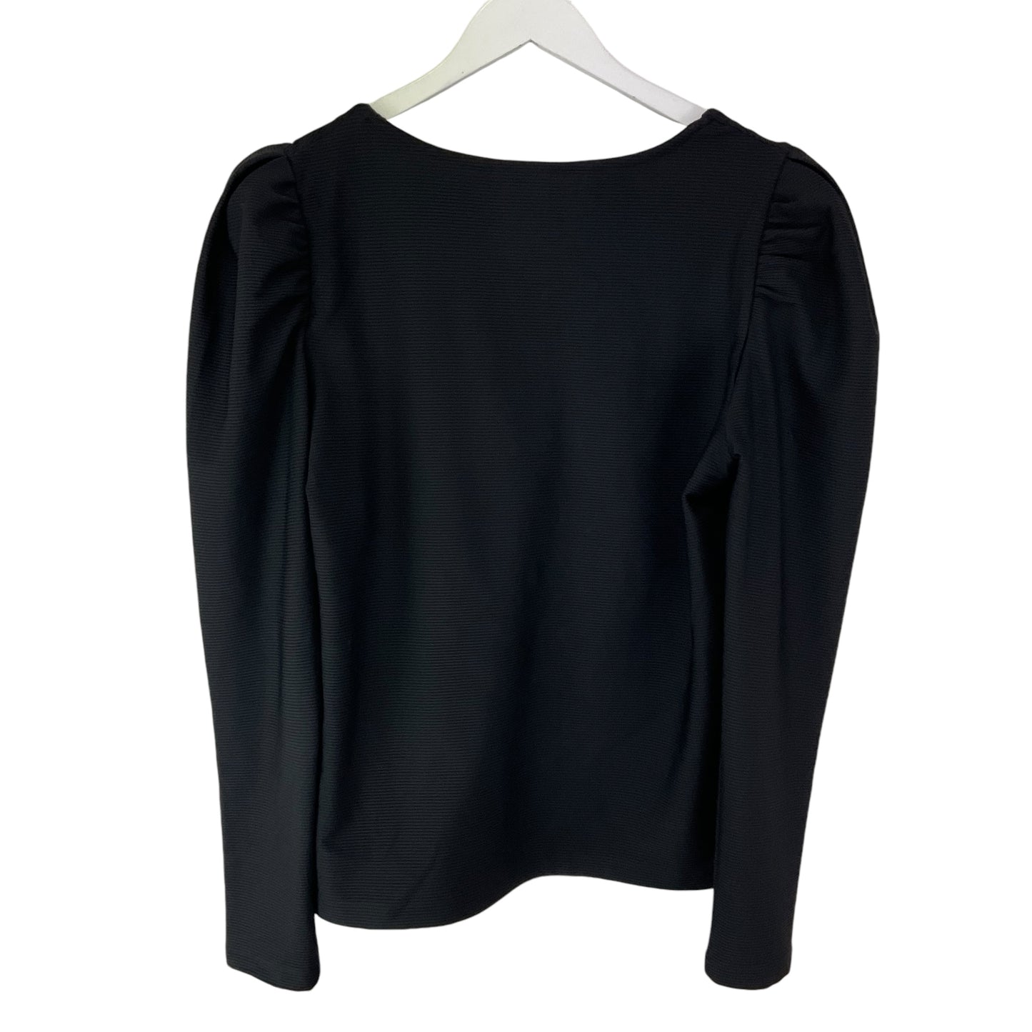 Top Long Sleeve Basic By Nine West Apparel In Black, Size: L