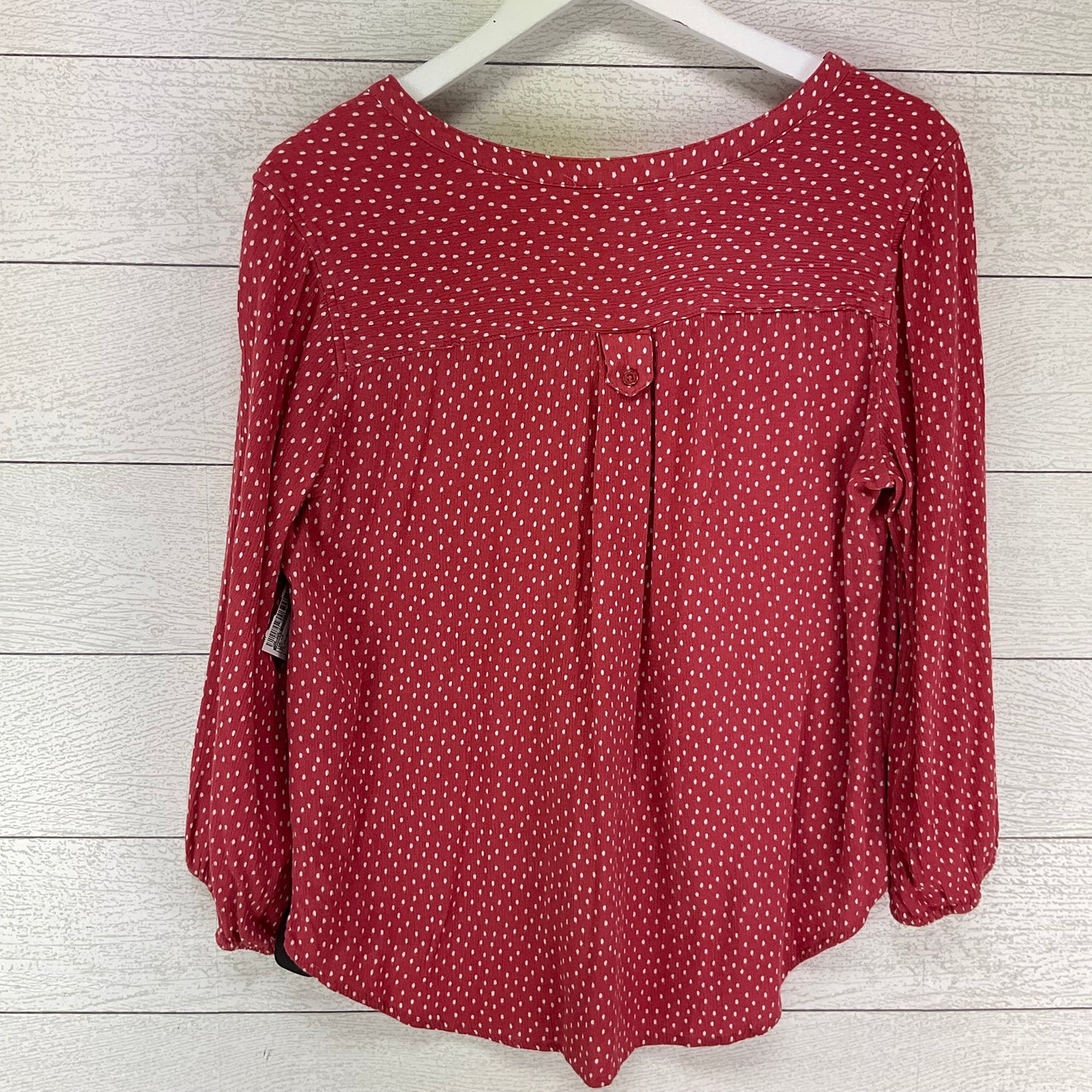 Top Long Sleeve By Market & Spruce In Red, Size: L