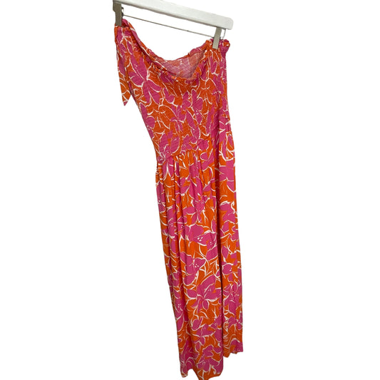 Dress Casual Maxi By Japna In Orange & Pink, Size: M