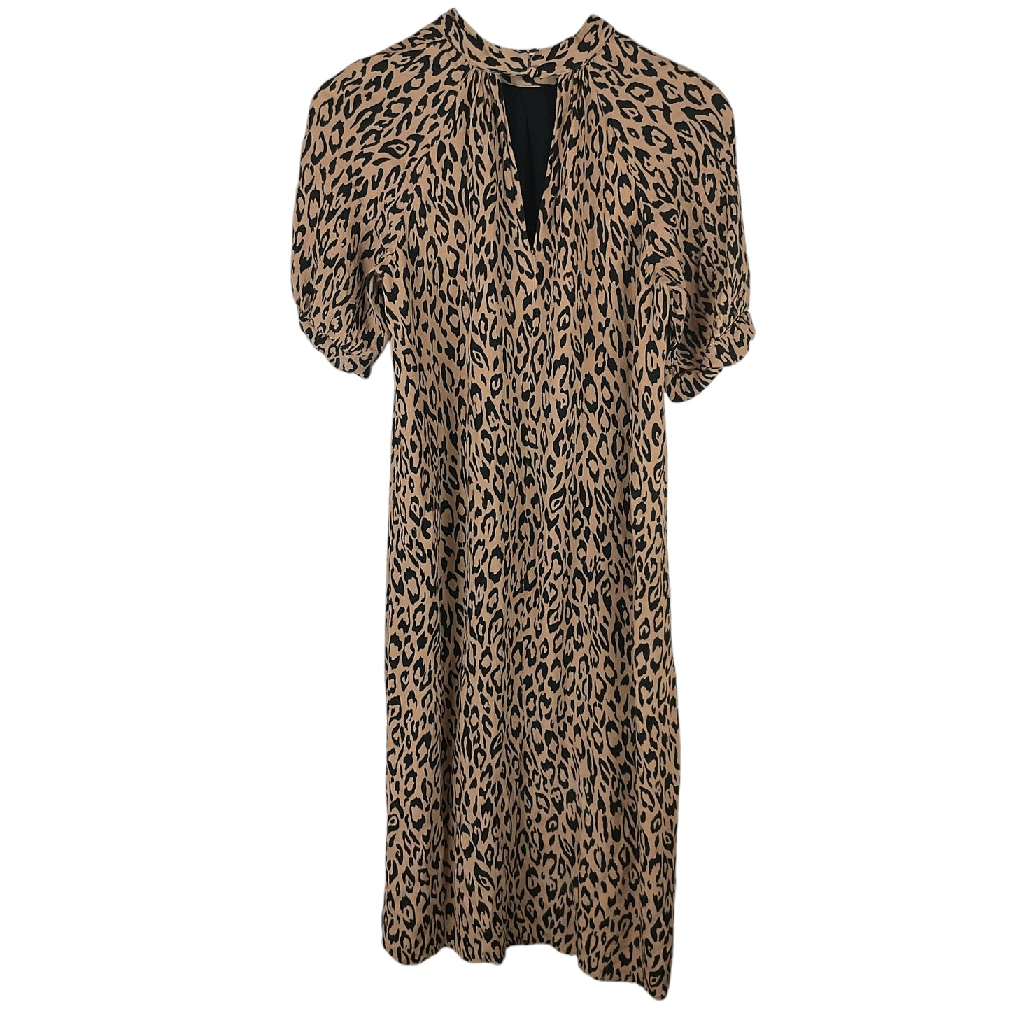 Dress Casual Midi By Maeve In Animal Print, Size: M