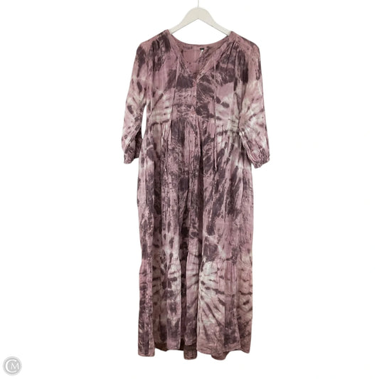 Dress Casual Midi By Free People In Purple, Size: Xs