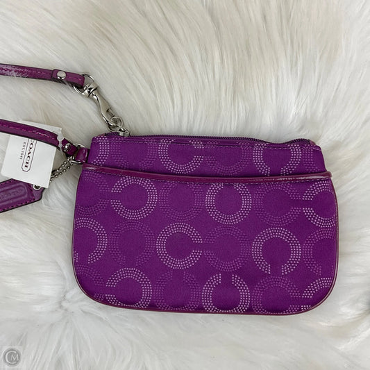 Wristlet Designer By Coach, Size: Medium